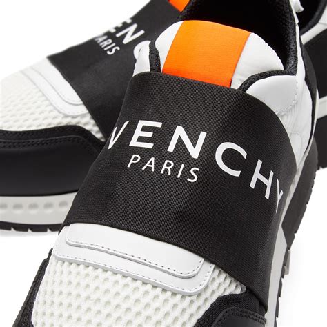 givenchy active runner elastic logo sneaker|Givenchy Active Runner Elastic Logo Sneaker Black & White.